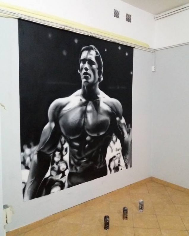 Arnold Schwarzenegger manwith passion PaweÅ‚ Worobiej WORO