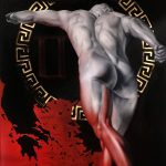 Obraz Tarcz膮 i mieczem - Manwith Passion Pawe艂 Worobiej WORO